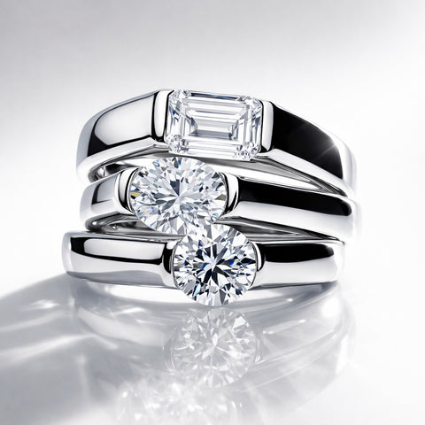 East-West Ring, Solitaire Ring