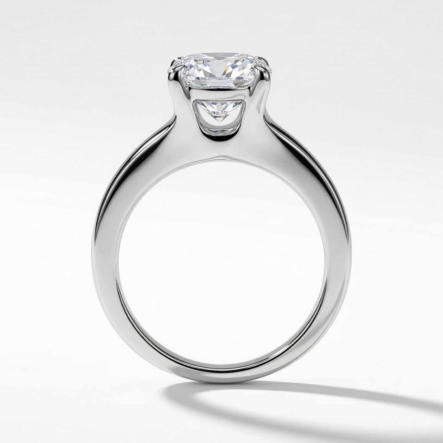 Solitaire with Side Stones Ring