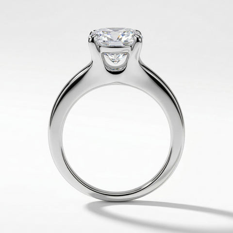 Solitaire with Side Stones Ring
