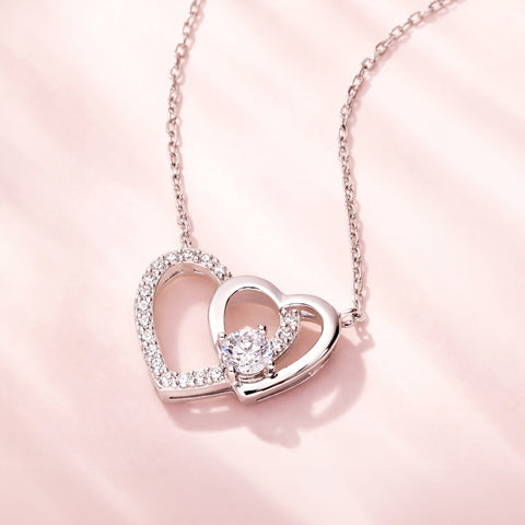 Open Heart Pendant Necklace