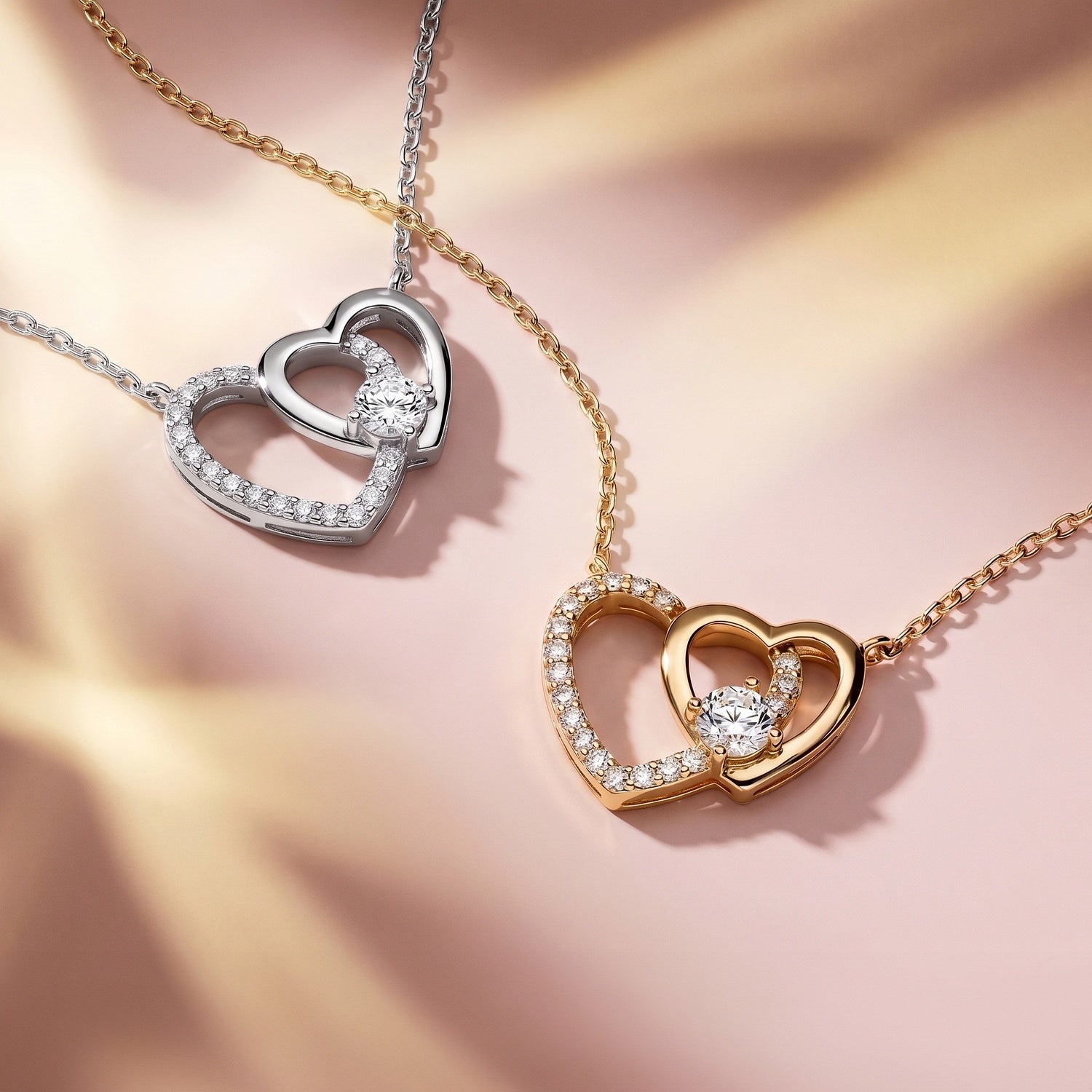 Open Heart Pendant Necklace