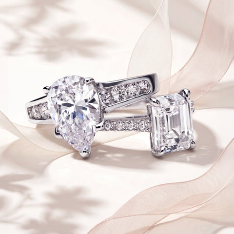 Solitaire with Side Stones Ring
