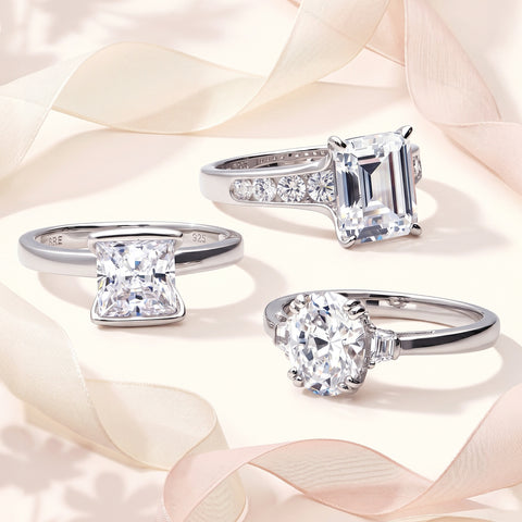 Solitaire with Side Stones Ring