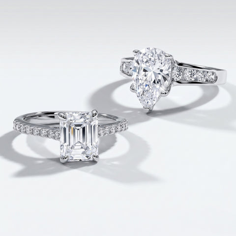 Solitaire with Side Stones Ring