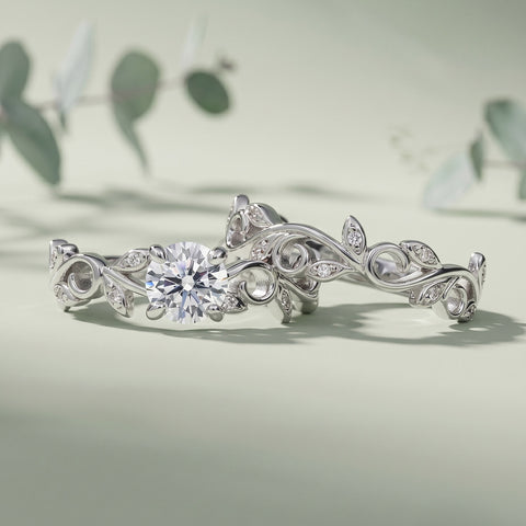 Leaf Ring, Solitaire Ring