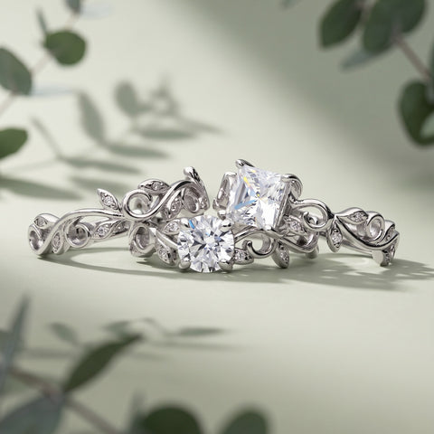 Leaf Ring, Solitaire Ring
