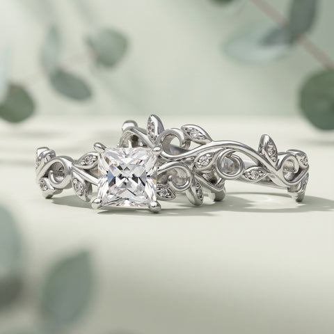 Leaf Ring, Solitaire Ring
