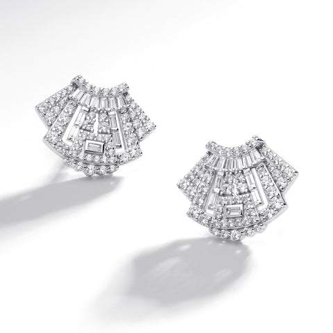 Art Deco Stud Earrings
