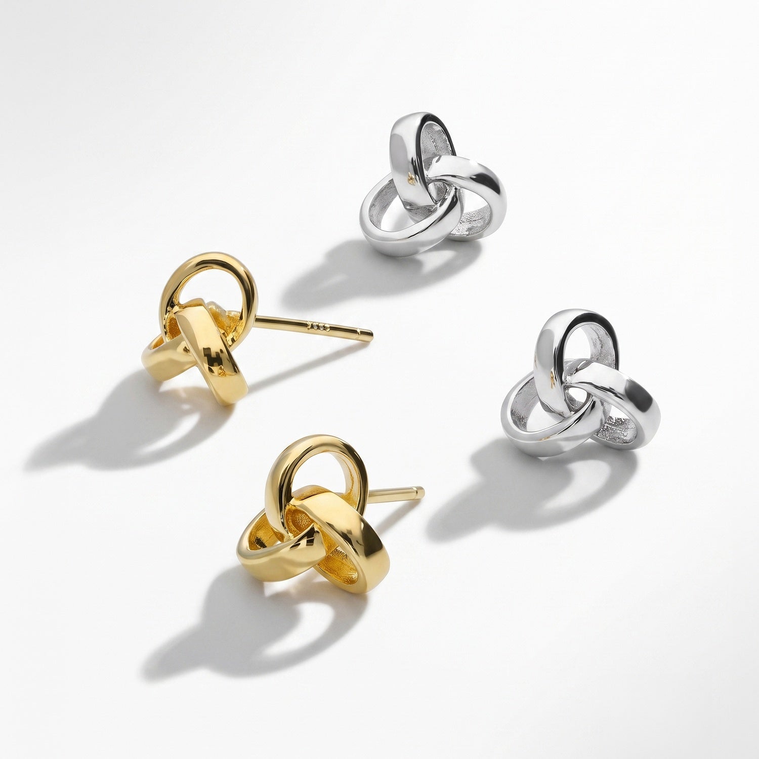 Love Knot Stud Earrings