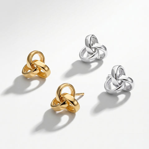 Love Knot Stud Earrings
