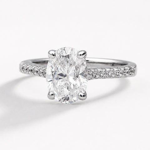 Solitaire with Side Stones Ring