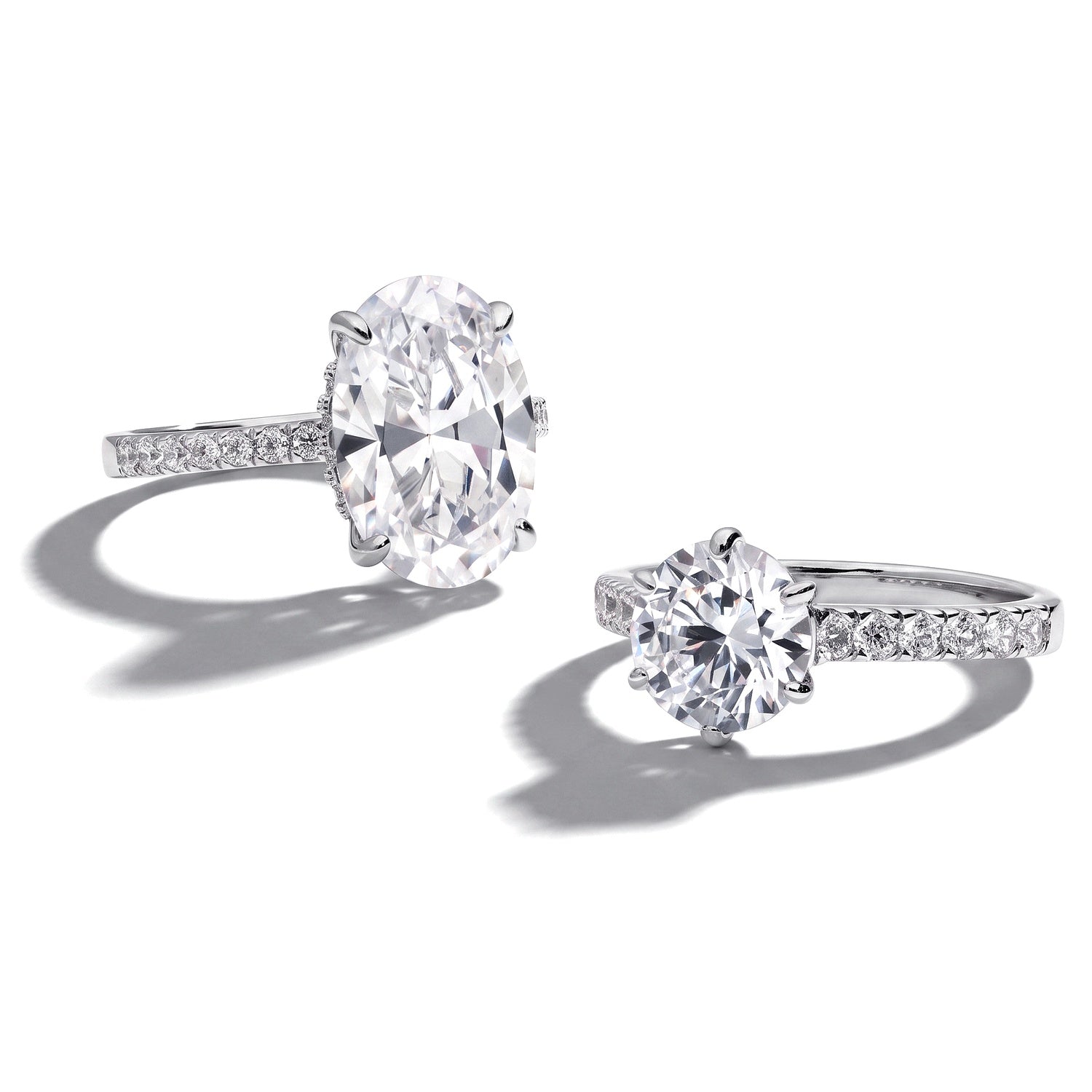 Solitaire Ring, Solitaire with Side Stones Ring