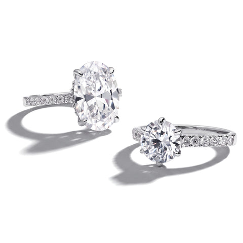Solitaire Ring, Solitaire with Side Stones Ring