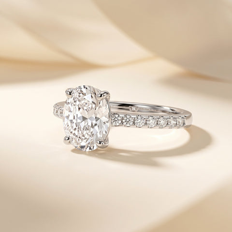 Solitaire with Side Stones Ring Style R1294-02