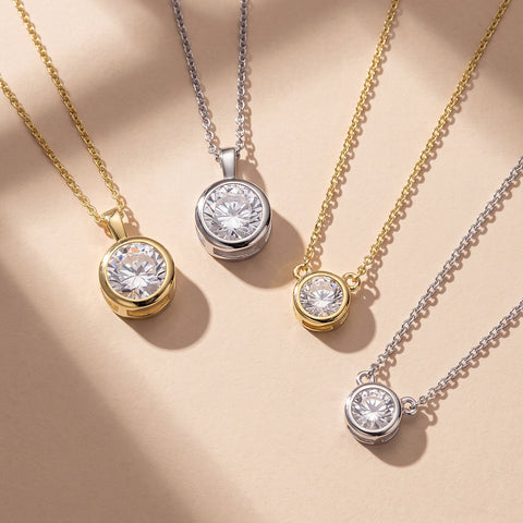 Solitaire Necklace Style N594-02-Z, Solitaire Necklace Style N594-Z