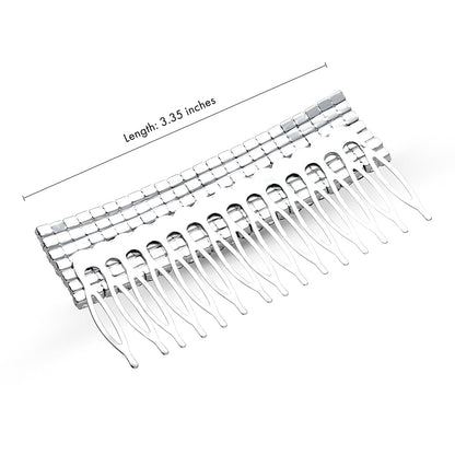 Multi-Row Rhinestone Hair Comb