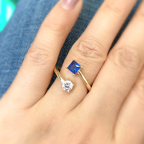 Model Wearing Bypass Ring