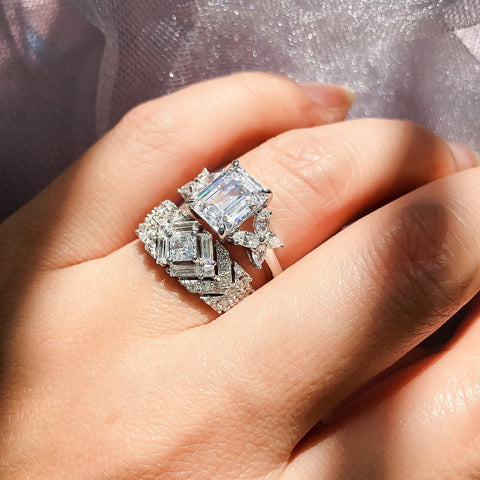 Bar Ring Style R1219-01, Flower Ring Style R1924-01