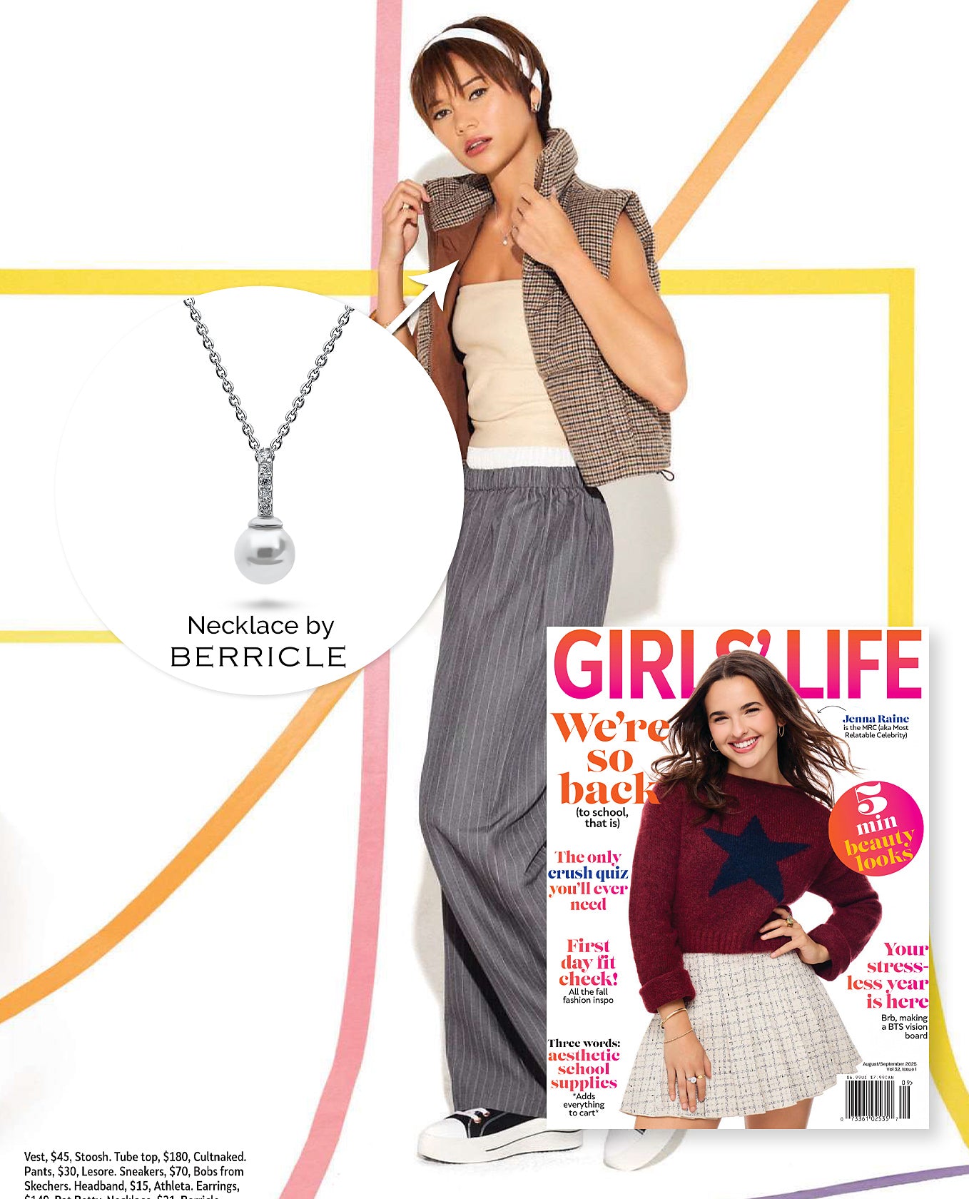 Article Features Solitaire with Side Stones Pendant Necklace