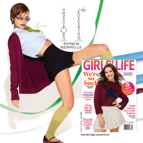 Article Features Open Circle Dangle Earrings