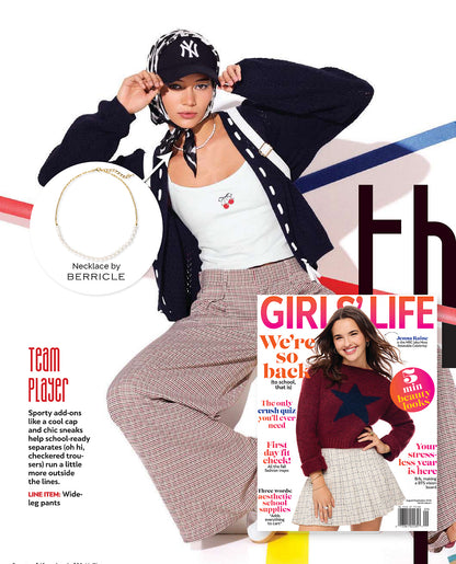 BERRICLE Paperclip Chain Necklace Style N1698-02 Featured in Girls Life Magazine