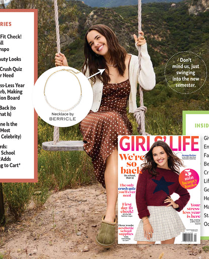 BERRICLE Paperclip Chain Necklace Style N1698-02 Featured in Girls Life Magazine
