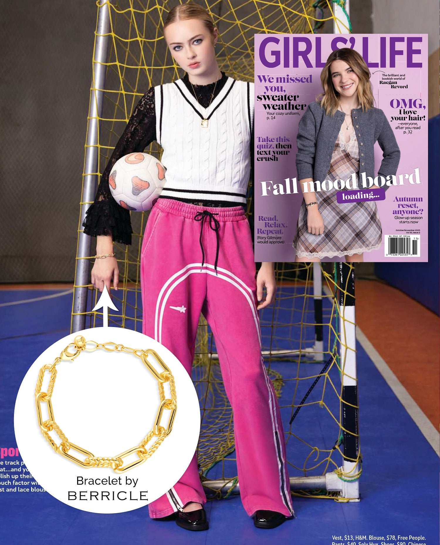 Article Features Cable Link Bracelet