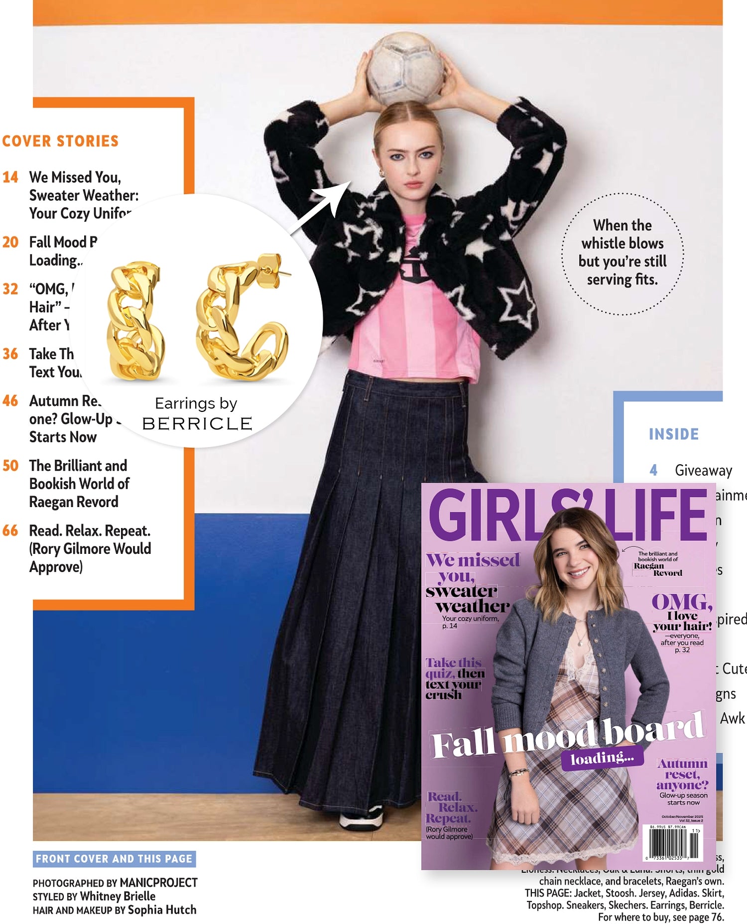 Article Features Cable Half Hoop Earrings