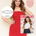 Model wearing Bar CZ Tennis Bracelet in Sterling Silver, Rhodium Plated