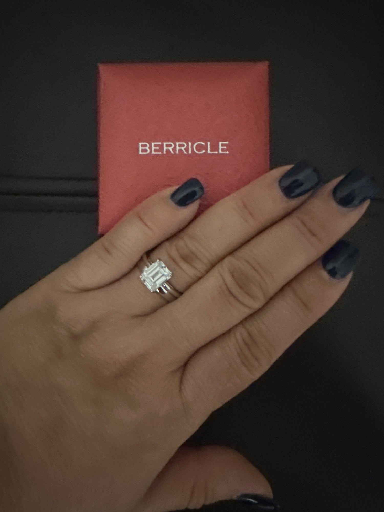 Model Wearing Band Ring, Solitaire Ring