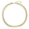 Lightweight Curb Chain Necklace 9mm, Gold-Tone