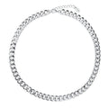 Lightweight Curb Chain Necklace 9mm, Silver-Tone