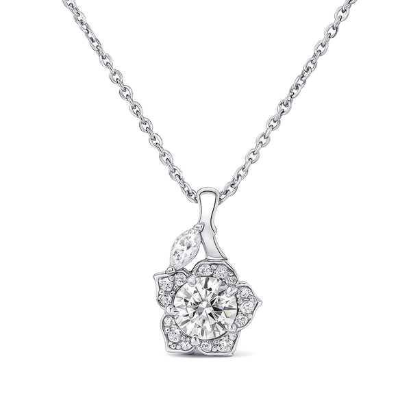 halo Stone Necklace シルバー 天然石 Sterling Silver Small Opal