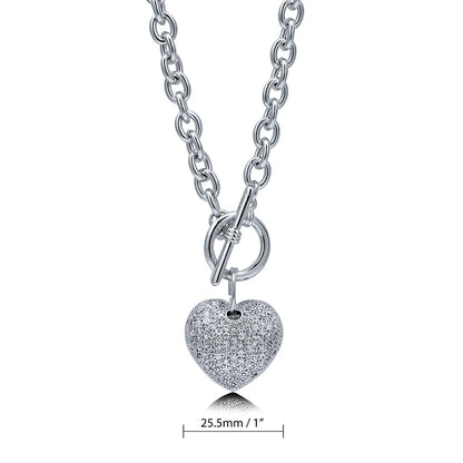 Heart CZ Set