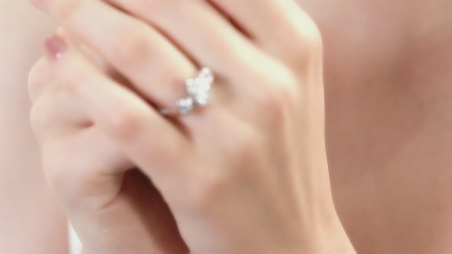 3-Stone 1.3ct Pear CZ Ring in Sterling Silver, 4 of 10