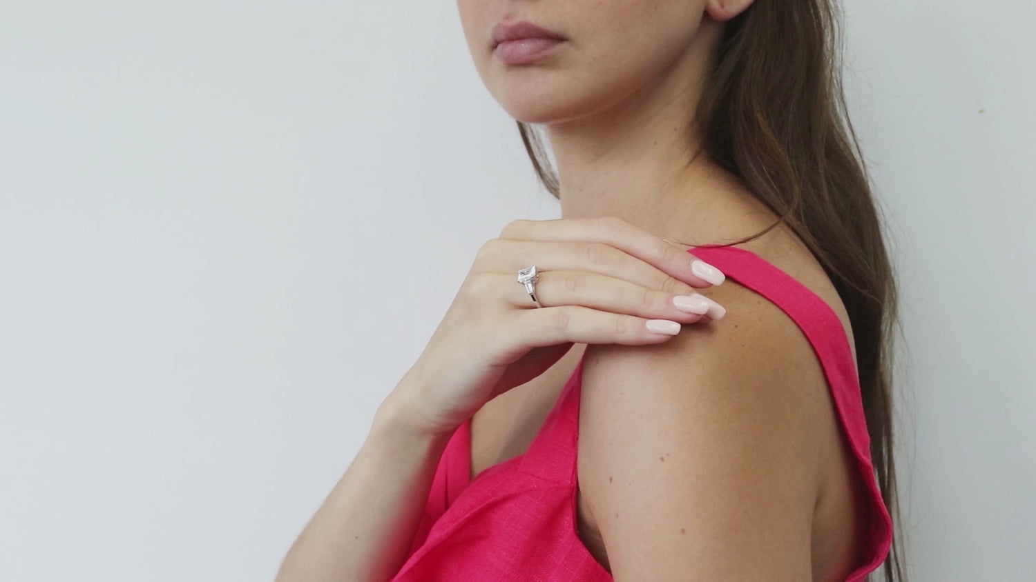 3-Stone Flower 7-Stone Wishbone CZ Ring Set in Sterling Silver, 7 of 20