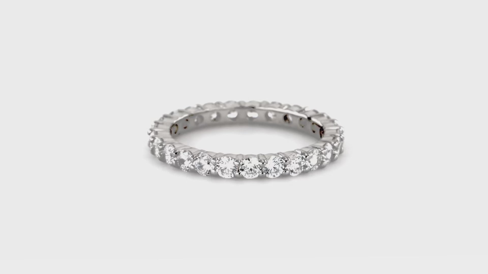 Video Contains CZ Stackable Ring Set in Sterling Silver. Style Number VR642-01