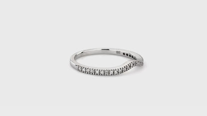 Video Contains Solitaire 0.8ct Pear CZ Ring Set in Sterling Silver. Style Number VR566-01