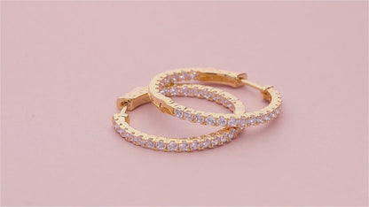 Inside-Out Hoop Earrings