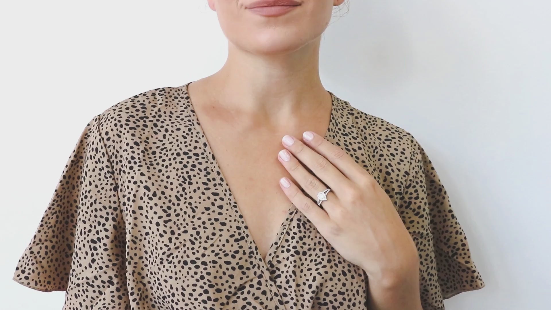 Halo Split Shank Ring