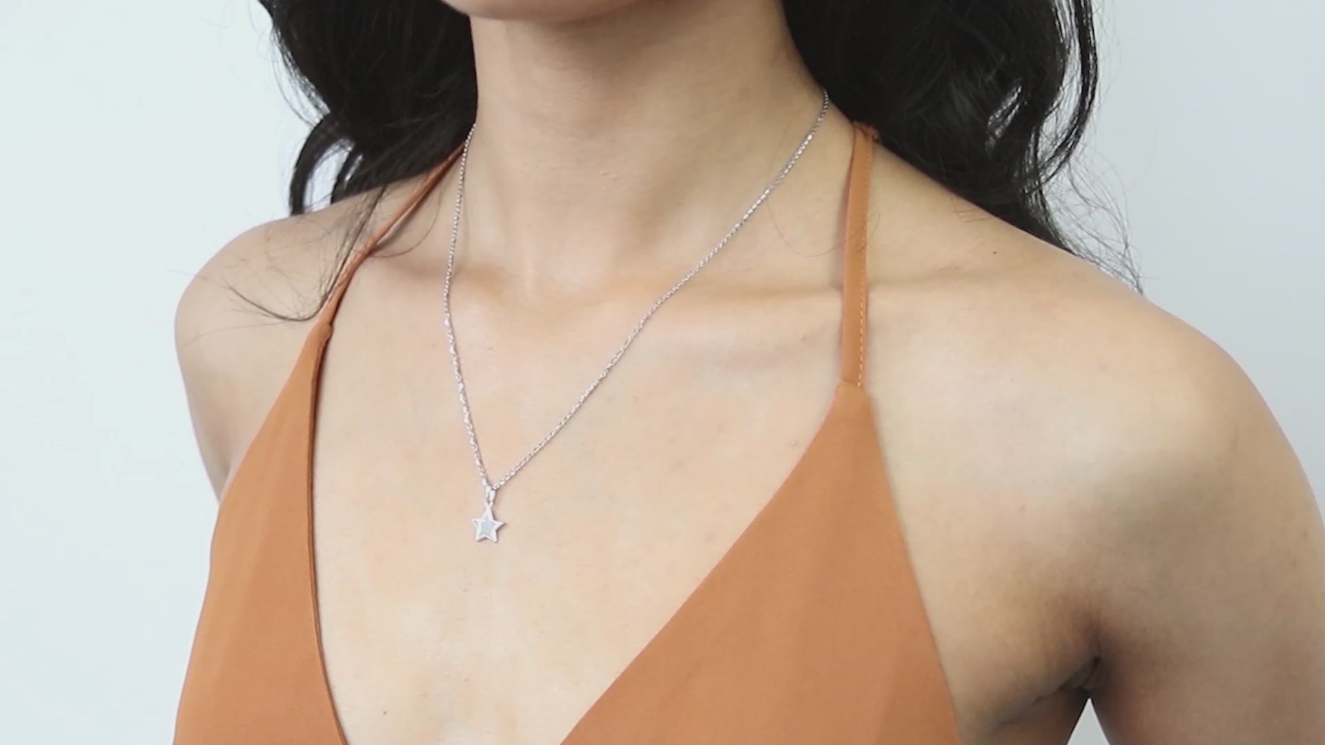 Video Contains Star Pendant Necklace in Sterling Silver. Style Number N1187-01