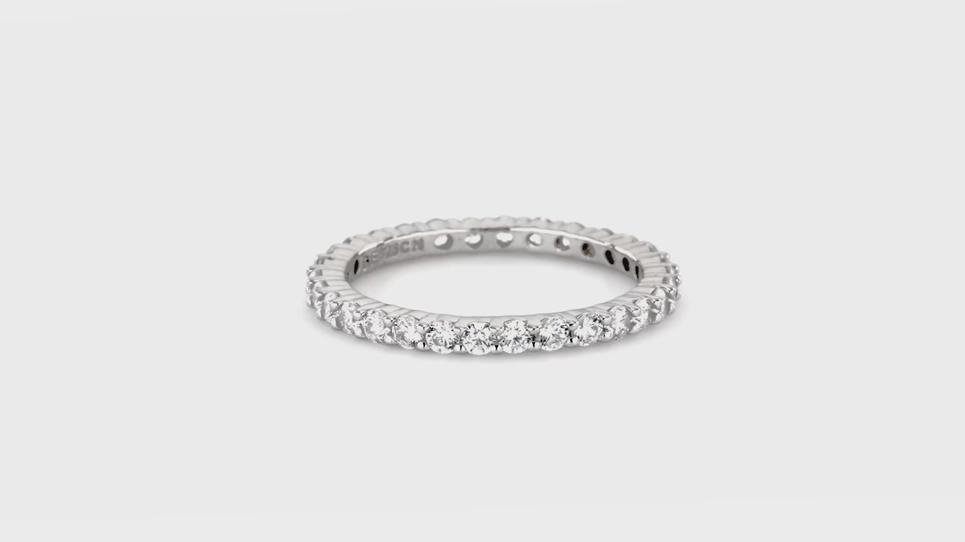 Video Contains CZ Stackable Ring Set in Sterling Silver. Style Number VR648-01