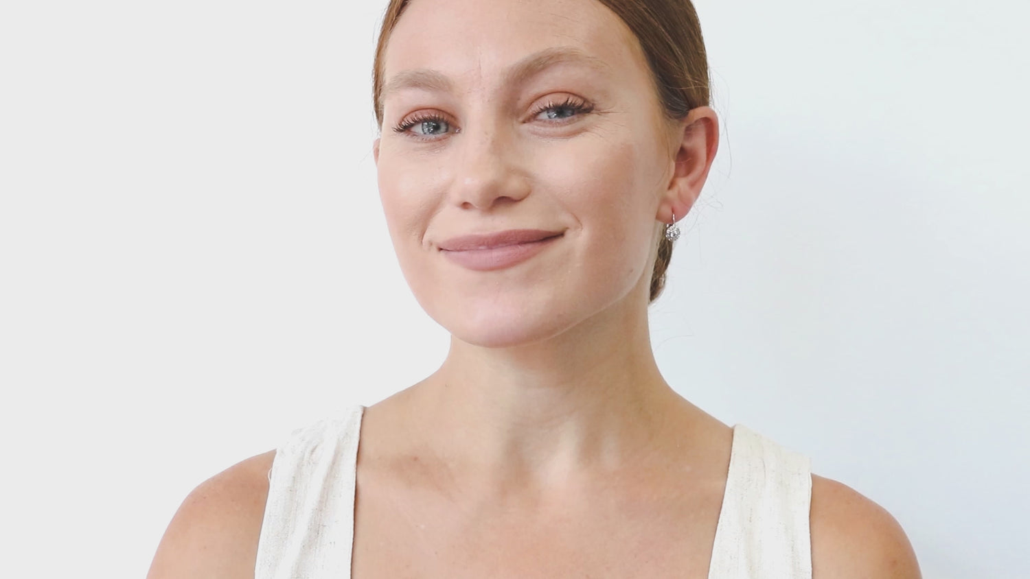 Halo CZ Leverback Earrings in Sterling Silver