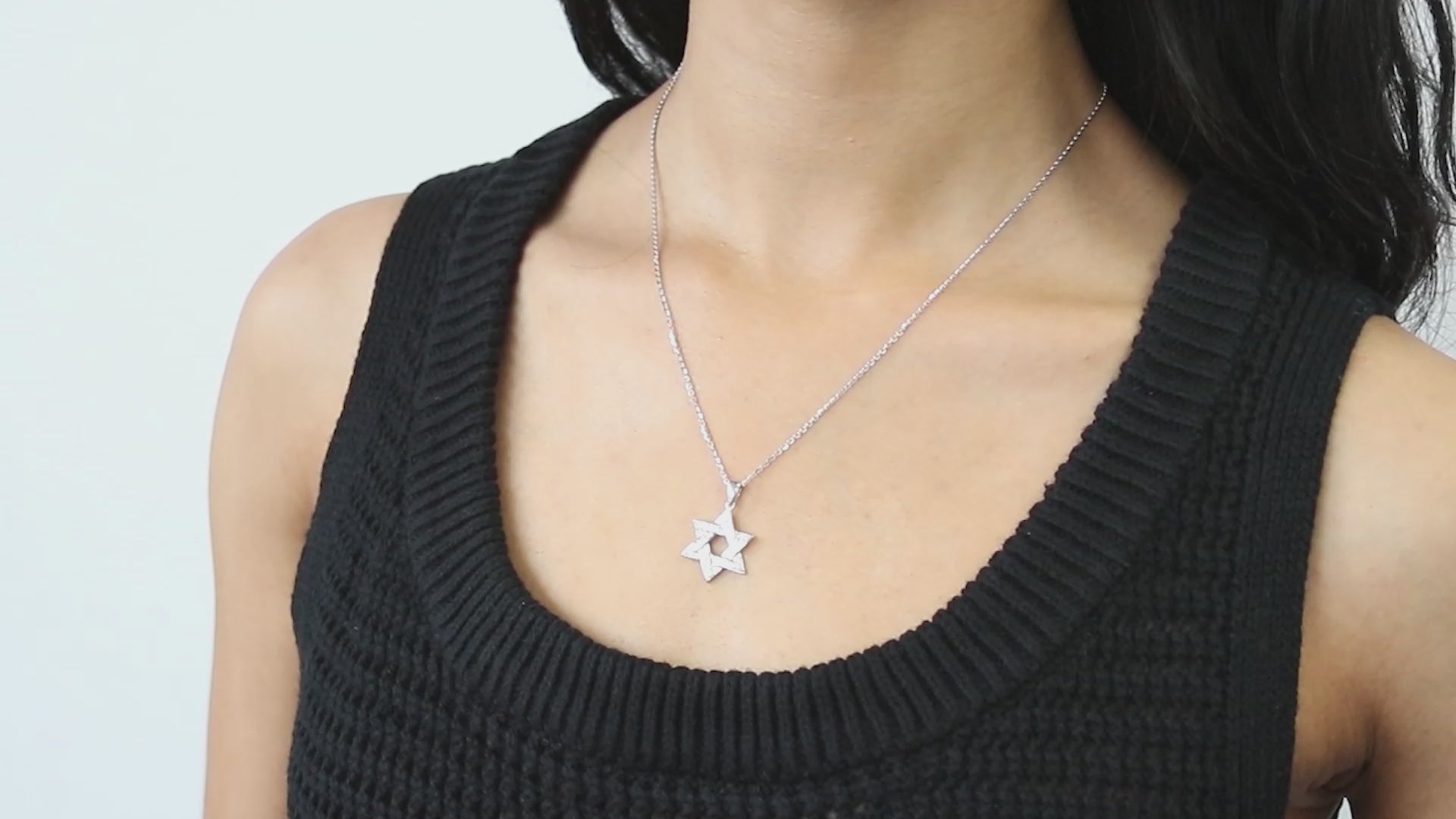 Sterling Silver Star of David Cubic Zirconia CZ Necklace – BERRICLE