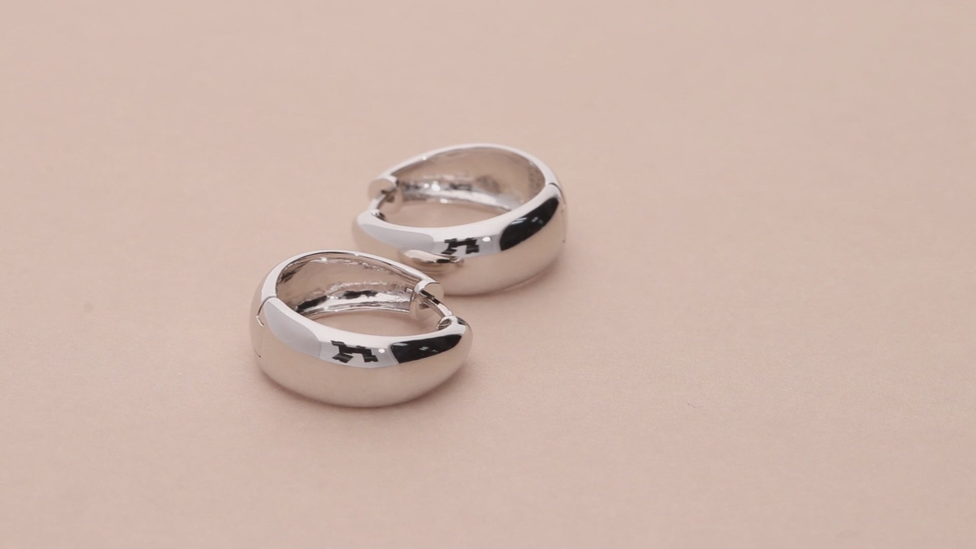 Dome Hoop Earrings