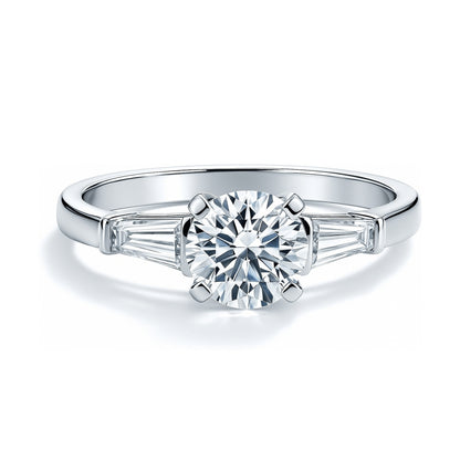 Solitaire 1ct CZ Ring in Sterling Silver