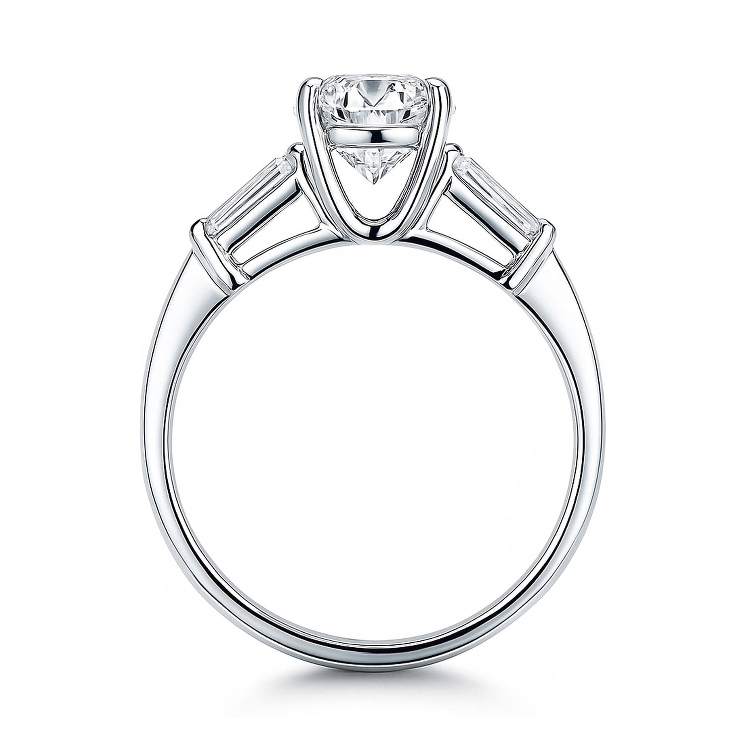 Solitaire 1ct CZ Ring in Sterling Silver, 4 of 8