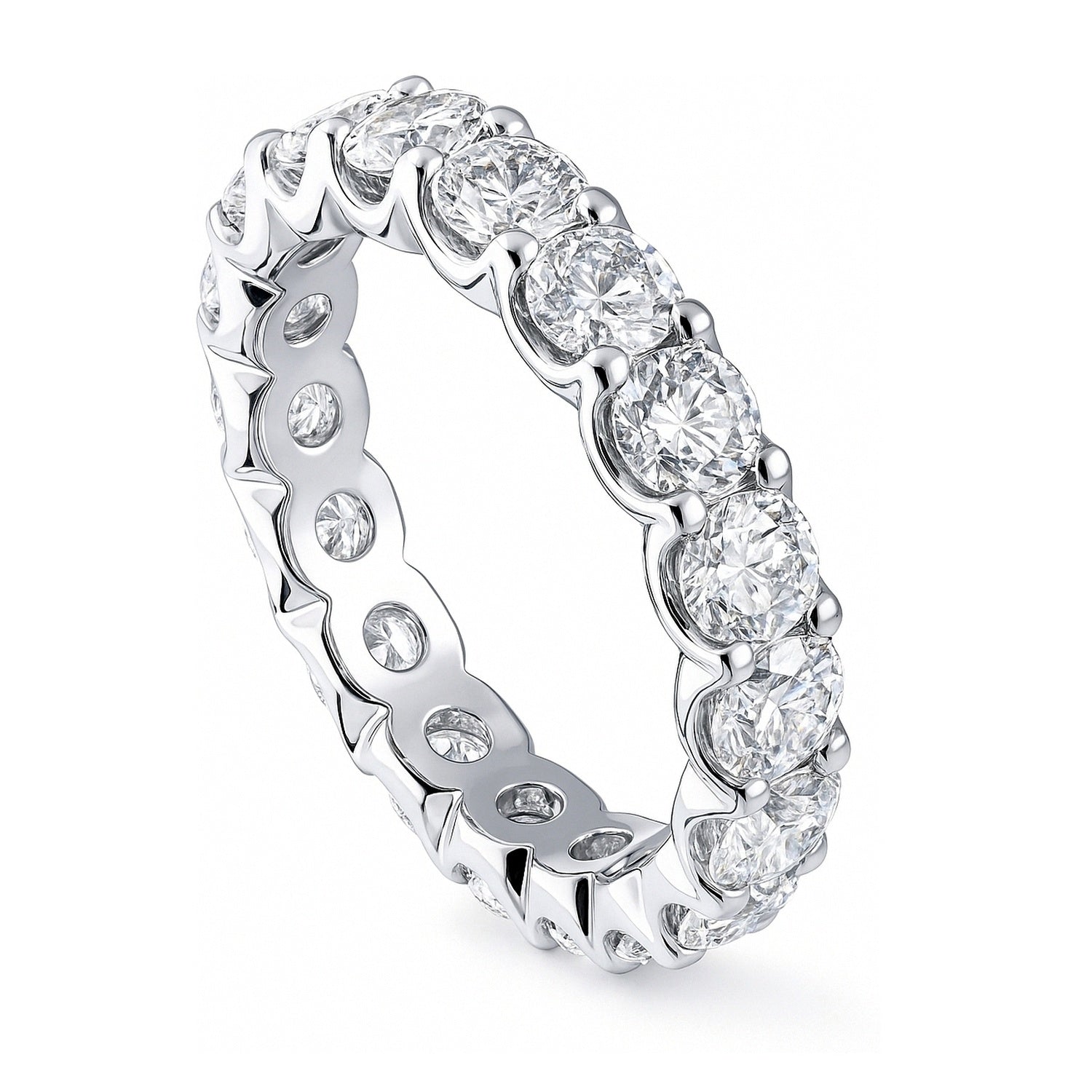 CZ Eternity Ring in Sterling Silver, 4 of 9
