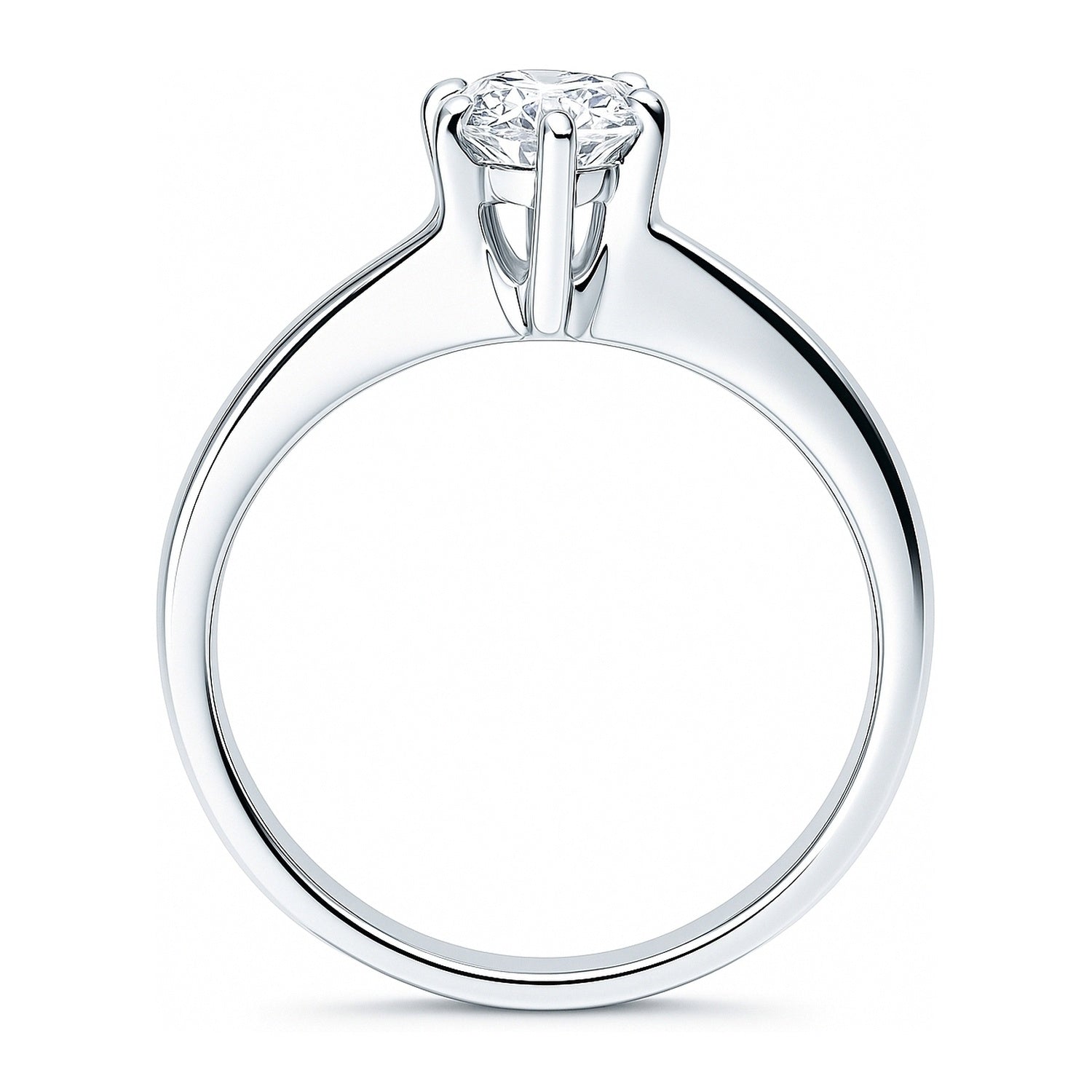 Solitaire 1.6ct Marquise CZ Ring in Sterling Silver, 8 of 11