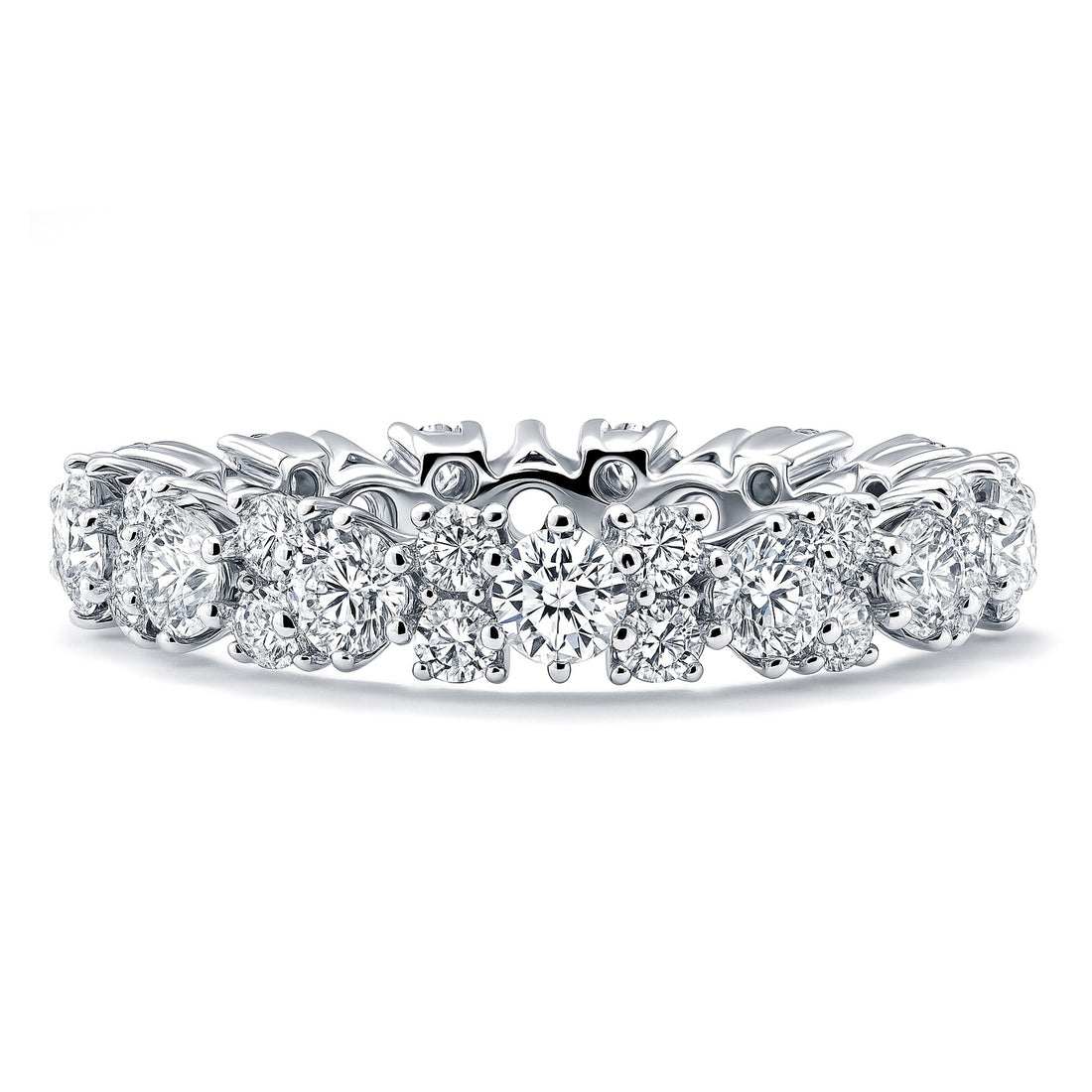 CZ Eternity Ring in Sterling Silver